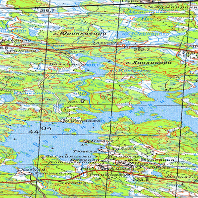 Avenza Systems Inc. Soviet Genshtab map - q35-131/132 - Russia digital map