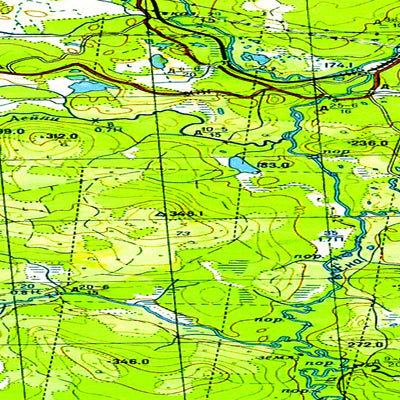 Avenza Systems Inc. Soviet Genshtab map - q36-013/014 - Russia digital map
