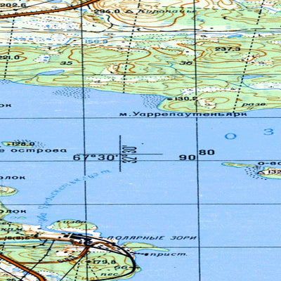 Avenza Systems Inc. Soviet Genshtab map - q36-017/018--(1981) - Russia digital map