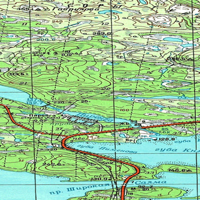 Avenza Systems Inc. Soviet Genshtab map - q36-017/018--(1988) - Russia digital map
