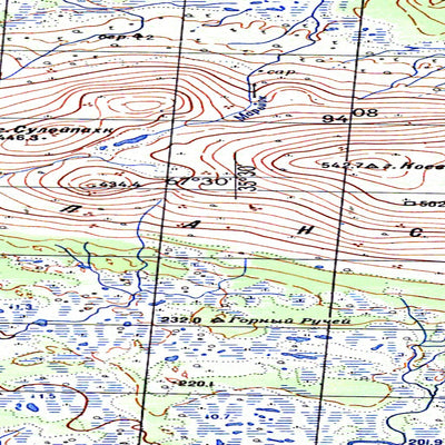 Avenza Systems Inc. Soviet Genshtab map - q36-023/024 - Russia digital map
