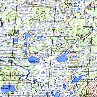 Avenza Systems Inc. Soviet Genshtab map - q36-023/024 - Russia digital map
