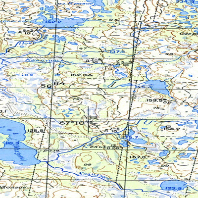 Avenza Systems Inc. Soviet Genshtab map - q36-033/034 - Russia digital map