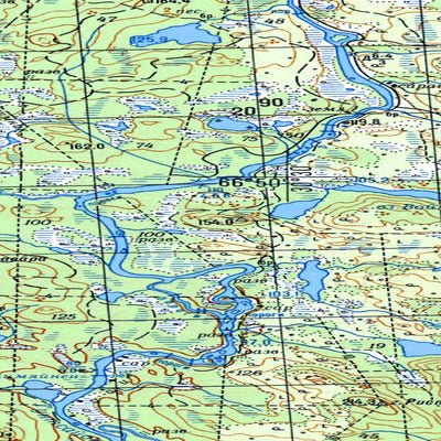 Avenza Systems Inc. Soviet Genshtab map - q36-037/038 - Russia digital map