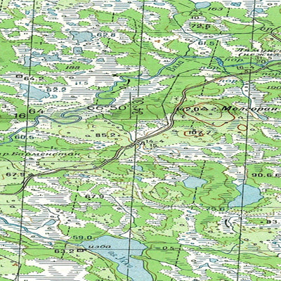 Avenza Systems Inc. Soviet Genshtab map - q36-045/046--(1965) - Russia digital map
