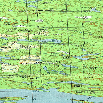 Avenza Systems Inc. Soviet Genshtab map - q36-051/052--(1977) - Russia digital map