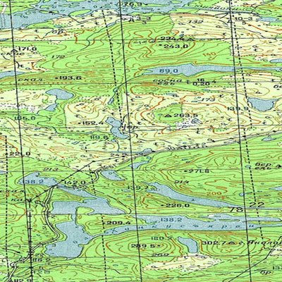 Avenza Systems Inc. Soviet Genshtab map - q36-051/052--(1977) - Russia digital map