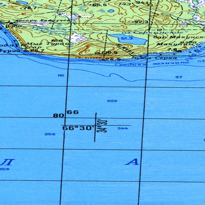 Avenza Systems Inc. Soviet Genshtab map - q36-057/058--(1988) - Russia digital map
