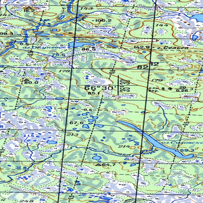 Avenza Systems Inc. Soviet Genshtab map - q36-059/060 - Russia digital map