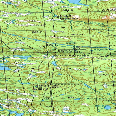 Avenza Systems Inc. Soviet Genshtab map - q36-061/062 - Russia digital map