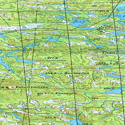 Avenza Systems Inc. Soviet Genshtab map - q36-061/062 - Russia digital map