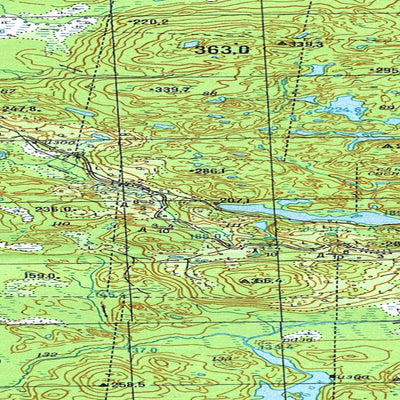 Avenza Systems Inc. Soviet Genshtab map - q36-063/064 - Russia digital map