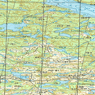 Avenza Systems Inc. Soviet Genshtab map - q36-067/068 - Russia digital map