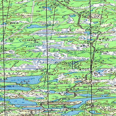 Avenza Systems Inc. Soviet Genshtab map - q36-077/078--(1977) - Russia digital map