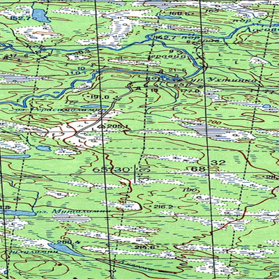 Avenza Systems Inc. Soviet Genshtab map - q36-087/088--(1978) - Russia digital map