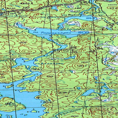 Avenza Systems Inc. Soviet Genshtab map - q36-097/098--(1990) - Russia digital map