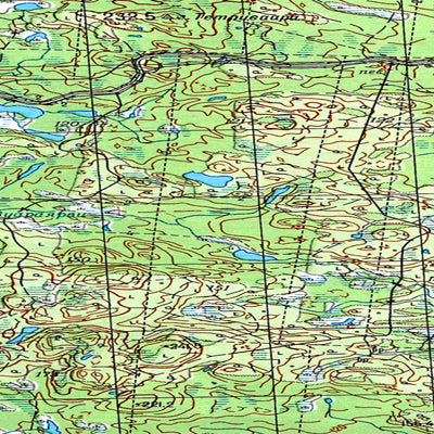 Avenza Systems Inc. Soviet Genshtab map - q36-097/098--(1990) - Russia digital map