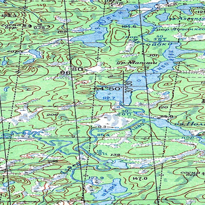 Avenza Systems Inc. Soviet Genshtab map - q36-109/110--(1979) - Russia digital map