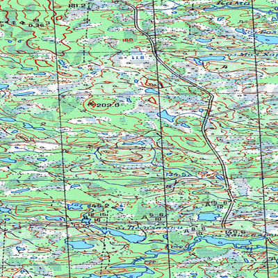 Avenza Systems Inc. Soviet Genshtab map - q36-111/112 - Russia digital map