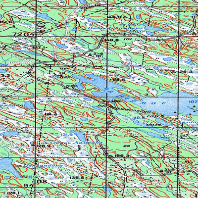Avenza Systems Inc. Soviet Genshtab map - q36-115/116 - Russia digital map