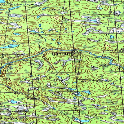 Avenza Systems Inc. Soviet Genshtab map - q36-121/122--(1990) - Russia digital map