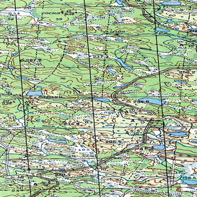 Avenza Systems Inc. Soviet Genshtab map - q36-133/134--(1980) - Russia digital map