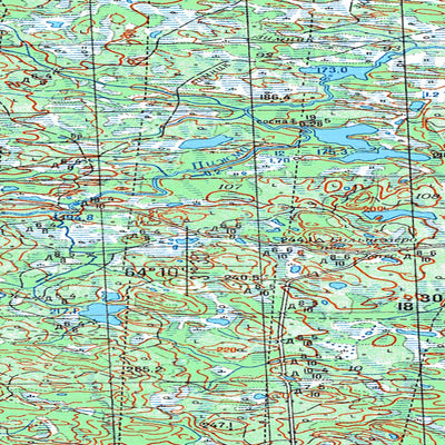 Avenza Systems Inc. Soviet Genshtab map - q36-135/136 - Russia digital map