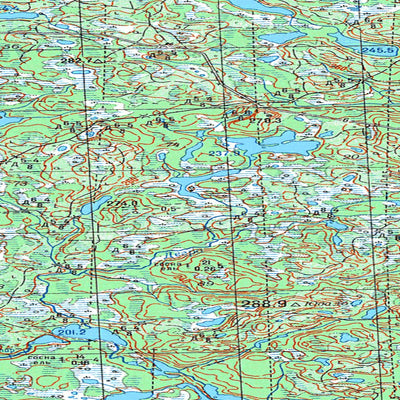 Avenza Systems Inc. Soviet Genshtab map - q36-135/136 - Russia digital map