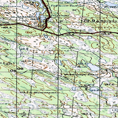 Avenza Systems Inc. Soviet Genshtab map - q36-139/140--(1980) - Russia digital map