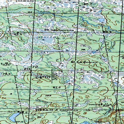 Avenza Systems Inc. Soviet Genshtab map - q36-141/142--(1980) - Russia digital map