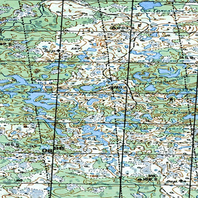 Avenza Systems Inc. Soviet Genshtab map - q36-141/142--(1980) - Russia digital map