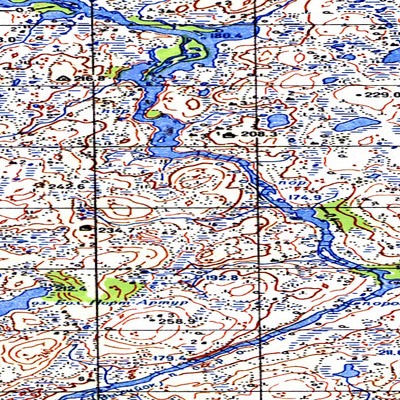 Avenza Systems Inc. Soviet Genshtab map - q37-005/006 - Russia digital map