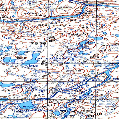 Avenza Systems Inc. Soviet Genshtab map - q37-007/008 - Russia digital map