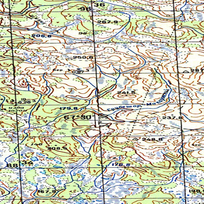 Avenza Systems Inc. Soviet Genshtab map - q37-015/016 - Russia digital map