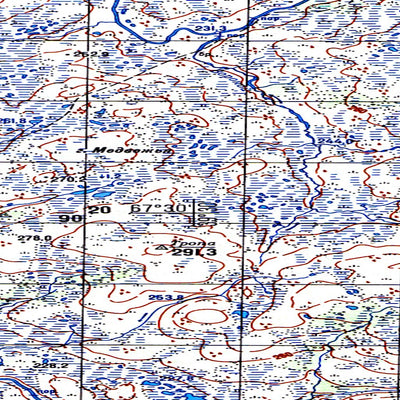 Avenza Systems Inc. Soviet Genshtab map - q37-019/020 - Russia digital map