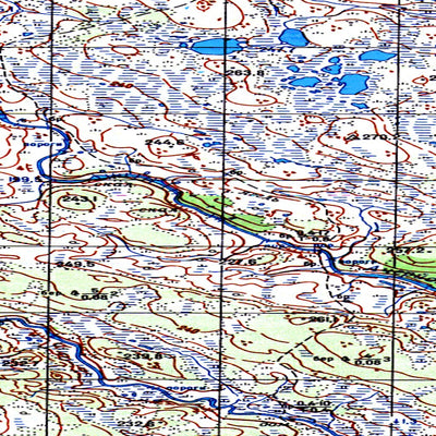 Avenza Systems Inc. Soviet Genshtab map - q37-019/020 - Russia digital map