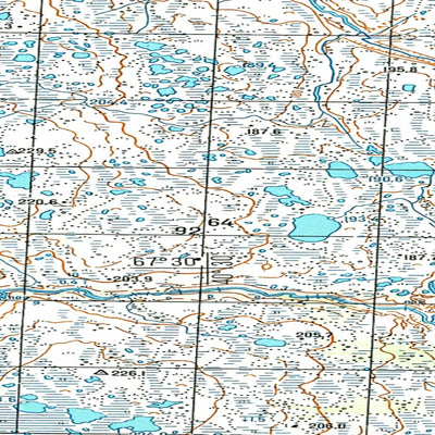 Avenza Systems Inc. Soviet Genshtab map - q37-021/022--(1981) - Russia digital map