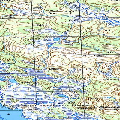 Avenza Systems Inc. Soviet Genshtab map - q37-027/028 - Russia digital map