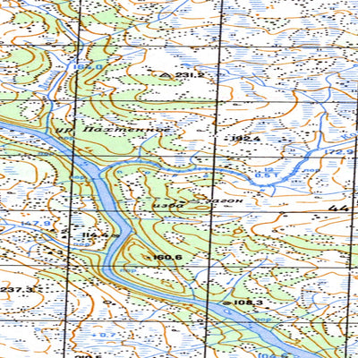 Avenza Systems Inc. Soviet Genshtab map - q37-033/034 - Russia digital map