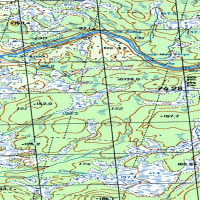 Avenza Systems Inc. Soviet Genshtab map - q37-037/038 - Russia digital map