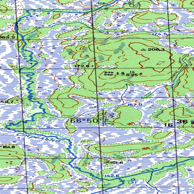 Avenza Systems Inc. Soviet Genshtab map - q37-039/040 - Russia digital map