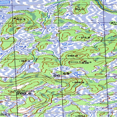 Avenza Systems Inc. Soviet Genshtab map - q37-039/040 - Russia digital map