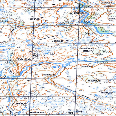 Avenza Systems Inc. Soviet Genshtab map - q37-045/046 - Russia digital map
