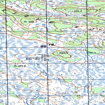 Avenza Systems Inc. Soviet Genshtab map - q37-053/054 - Russia digital map