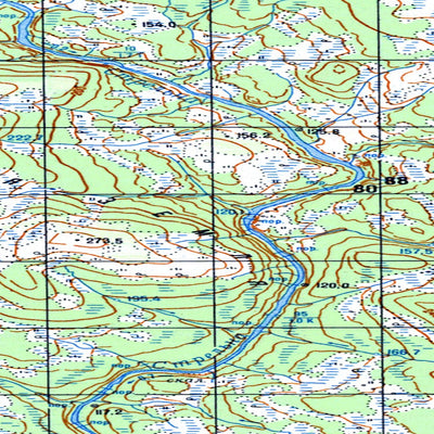 Avenza Systems Inc. Soviet Genshtab map - q37-053/054 - Russia digital map