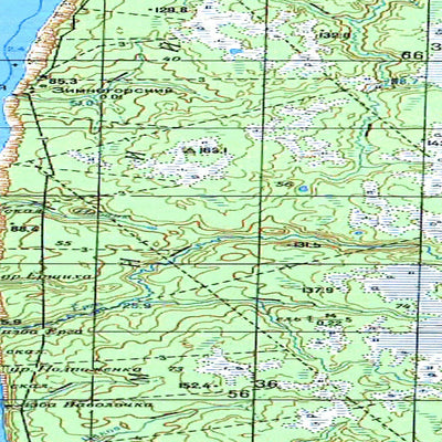 Avenza Systems Inc. Soviet Genshtab map - q37-091/092 - Russia digital map