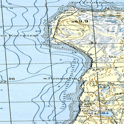 Avenza Systems Inc. Soviet Genshtab map - q37-097/098 - Russia digital map