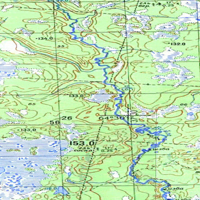 Avenza Systems Inc. Soviet Genshtab map - q37-123/124 - Russia digital map