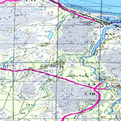Avenza Systems Inc. Soviet Genshtab map - q37-127/128 - Russia digital map