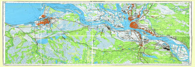 Avenza Systems Inc. Soviet Genshtab map - q37-128/129--(1995) - Russia digital map
